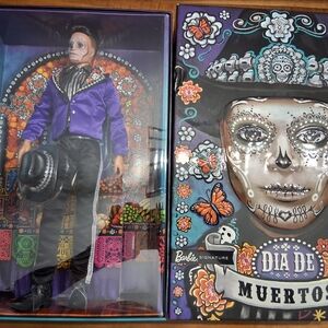 Barbie Signature Dia De Muertos Doll in Purple and Black